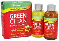 5 Pack - Detoxify Herbal Cleanse Honey Tea Flavor Box of 2x 4 Fl Oz Bottle with Free Im Baked Bro and Doob Tubes Sticker by Detoxify