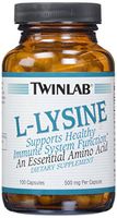 Twinlab L-Lysine 500 mg, 100 ct