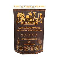 New - John's Killer Protein - Antioxidant Protein Blend. an Ideal Mix of Organic Cacao Powder & Our Native whey Protein. Non-GMO, Gluten & Soy Free. Pure Chocolate Protein Without Any sweeteners.