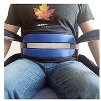 Wheelchair Seat Belt Medical Restraints Straps Safety Belt Soft Cushion Belt Patients Cares Safety Harness Chair Waist Lap Strap for Elderly (Blue)