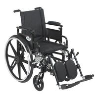 Viper Plus GT Wheelchair with Flip Back Removable Adjustable Desk Arms, Elevating Leg Rests, 20" Seat