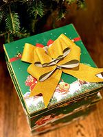 20 PCS Pull Bow,Medium, 4 Inches,Sparkling Bow, Wedding Decorations, Christmas Gift Ribbons, 20 pcs,Sparkling (Gold)