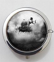 BlackKey White Elephant 3-Compartment Decorative Pocket Gift Box Case Organizer for Pill, Color 1 -2246