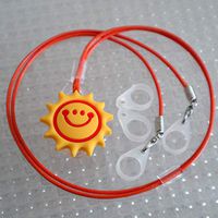 BTE Hearing Aids Protection & Security Clip Anti-Lost Cord Portable Hang Rope(Colorful) (Orange)