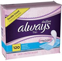 Always Thin, Unscented 120 ea (Pack of 5)