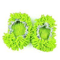 MOP Dust Slippers Microfiber Shoes Floor Cleaner Clean Easy Home Bathroom Office Kitchen