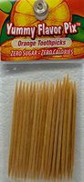 Flavored Toothpicks by Yummy Flavor Pix - Orange