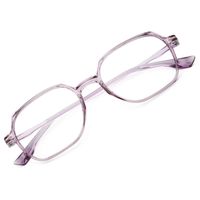 GAOYE Blue Light Blocking Computer Glasses Women Men TR90 Lightweight Frame Anti Eyestrain UV Lens (Clear Purple)