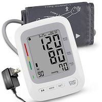Blood Pressure Monitor Cuff, Upper Arm Digital BP Machine with 8.66-16.5" Large Cuff, 2 Users 180 Memory with Date & Time, Irregular Heart Rate Indication, FDA Approved
