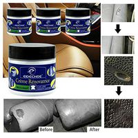 Leather Conditioner, Scratch Repair | Leather Milk Healing Balm - Heals & Restores Dry, Cracked, Scratched Leather | All-Natural, Non-Toxic | Includes Absorption Sponge (4 Bottle)