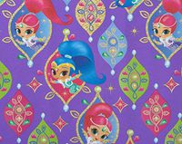 Gift Wrapping Paper Gift Wrap Roll 65 sq ft Girl's Cartoon Character Shimmer and Shine