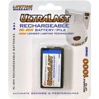 Again and Again UL9V Rechargeable NiMH Battery (Again and Again UL9V)