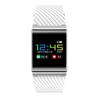 X9 Pro Bluetooth Smartwatch Bracelet 0.95 inch Colorful OLED Wristwatch Sleep Monitor Sedentariness Reminder Sports Tracker Bracelet Smartwatch for Android iOS White