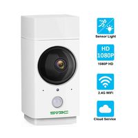 Pet Camera SV3C Wireless IP Camera 1080P WiFi Camera Indoor 360-degree Nanny Cam for Baby/Elder/Puppy,Motion Tracking,Color Night Vision with Sensor Light,Two-Way Audio,Support SD Card/Cloud/Alexa