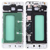 JUNXI Phone case Phone Cover Front Housing LCD Frame Bezel for Galaxy C5 Pro(White) (Color : White)