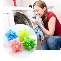 6 Pieces/Set Magic Decontamination Laundry Ball Anti-Winding Washing Ball Dryer Balls Keeping Laundry Fresh Drying Fabric Softener