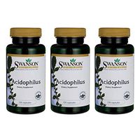 Swanson Acidophilus 2 Billion Cfu 100 Capsules (3 Pack)