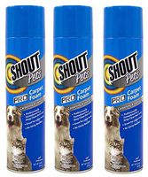 Shout for Pets Pro Strength Carpet Cleaning Foam | Carpet Cleaner Foam and Stain Remover in Fresh Scent, 22 Ounces (Тhrее Pаck)