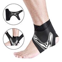 XFTOPSE Adjustable Ankle Support,Ankle Brace Compression Sleeve,Relieves Achilles Tendonitis, Joint Pain. Plantar Fasciitis Foot Sock with Arch Support Reduces Swelling Heel Spur Pain,Injury Recovery