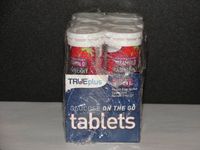 True Plus Glucose Tablets Raspberry Flavor 10ct Tube - 24 Pack (24 Total Tubes)