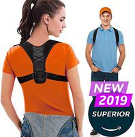 Posture Corrector for Women and Men, Upper Back Brace for Clavicle Support, Adjustable Back Straightener and Providing Pain Relief from Neck, Back & Shoulder(Small)