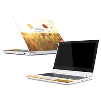 Mightyskins Skin Compatible with Lenovo Chromebook C330 (2018) - Be Happy | Protective, Durable, and Unique Vinyl Decal Wrap Cover | Easy to Apply, Remove, and Change Styles | Made in The USA