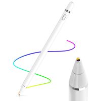 AICase Active Stylus Pen 1.45mm High Precision and Sensitivity Point Capacitive Stylus Compatible for Phone iPad Pro iPad Air 2 Tablets, Work at iOS and Android Capacitive Touchscreen