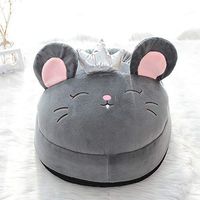 2 in 1 Soft Foot Warmer and Massager, with Heat Kneading Pad Back Massage Cushion or Foot Warmer Massagers for Men and Women Relieve Pain,Black