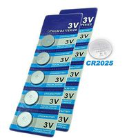 SkoTeRy CR2025 3V Lithium Button Cell Batteries(10-Pack)
