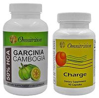 Omnitrition's Garcinia Cambogia Extract (120 Capsules) and *Caffeine** Charge® (90 Capsules) (Bundle)