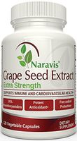 Naravis Grape Seed Extract - 400 mg - 120 Veggie Capsules - 95% Proanthocyanidins - All Natural - Non-GMO Antioxidant Supplement