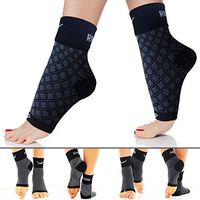 Rikedom Sports (1 Pair Best Plantar Fasciitis Foot Sleeves Graduated Compression Plantar Men and Women, Reduce Ankle Swelling Ankle Spur Blood Circulation