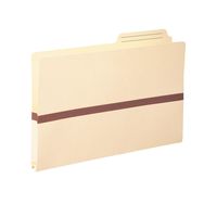 Smead File Pocket, 2/5-Cut Printed Tab, 1" Expansion, Reinforced, Legal Size, Manila, 50 per Box (76487)