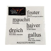 Glen Appin Of Scotland Auld Scots Words Scottish Words 3 Ply Paper Napkins