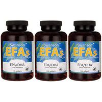 Swanson Ecomega Epa/Dha Fish Oil 180/120 Milligrams 120 Sgels (3 Pack)