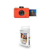 Polaroid Snap Touch Portable Instant Print Digital Camera with LCD Touchscreen Display (Red) &  2x3ʺ Premium ZINK Zero Photo Paper 50-Pack & Polaroid ZIP Mobile Photo Printer