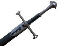 Vulcan Gear Medieval Crusader Sword with Scabbard - Choose Your Style (Crusader Sword Carbon Steel Color)