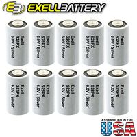 10pc Exell S28PX 6V Silver Oxide Battery 4SR44, V28PX, PX28, 544,