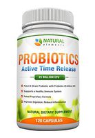 Best PROBIOTIC Supplement with Prebiotic Strain for Maximum Effectiveness - 2 Months Supply - Probiotic for Women & Men - ONLY Probiotic Supplement with Time Release Capsules - 25 Billion CFU