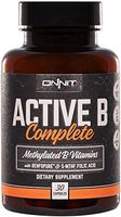 Onnit Active B Complete: Methylated B Vitamin Supplement with Folic Acid and Benfotiamine (30ct). Vitamins B1, B2, B5, B6, B12 in Easy to Take Capsules