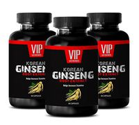 Boost Immune System Supplement - Korean Ginseng Root Extract - Helps Increase Stamina - Ginseng Supplement for Women - 3 Bottles 180 Capsules