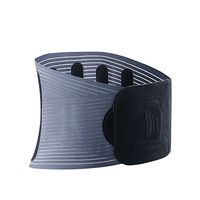 Udoarts Back Support Belt with Removable Double Pull Strap and 5Pcs Steel Splints(Blue,Waist/Belly 35"- 40",XL)