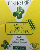 Certi-Strip 1/2" x 6" Skin Closures 25/Box 220-030