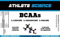 BCAA Branch Chain Amino Acid Training Supplement – Athlete Science