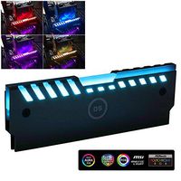 Aluminum Alloy RAM Cooling Shell Heat Sink, RGB 265 Light Effect Memory Cooling Radiator Glow for PC Memory Cooling Vest(M Series)