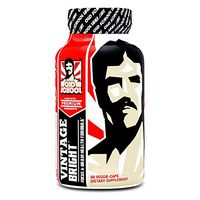 Vintage Bright Natural Nootropic Supplement - Focus, Energy & Memory Enhancement Formula - Ginseng, L-Theanine & 4 More Brain Health & Concentration Ingredients - Keto Friendly - 60 Veggie Caps