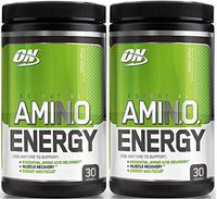 Optimum Nutrition Essential Amino Energy, Pack of Two 30 Servings (Green Apple 2 x 30 servings)