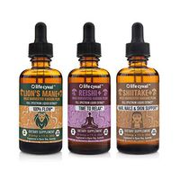 Life Cykel REM Sleep, Relaxation, and Skin Health Bundle - Lions Mane, Reishi, and Shitake Mushrooms with Australian Wild Harvested Kakadu Plum Liquid Extract - 2 fl oz/Each (Set of 3)