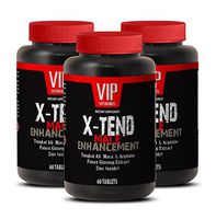 Pills for Men for Sex - X-TEND - Male Enhancement - Tribulus libido Booster - 3 Bottles 180 Tablets