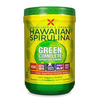 Pure Hawaiian Spirulina Green Complete Superfood Powder- Vegan, Non GMO - Natural Superfood Grown in Hawaii, 6.7 Ounce